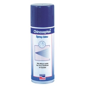 Spray bleu Chinoseptan